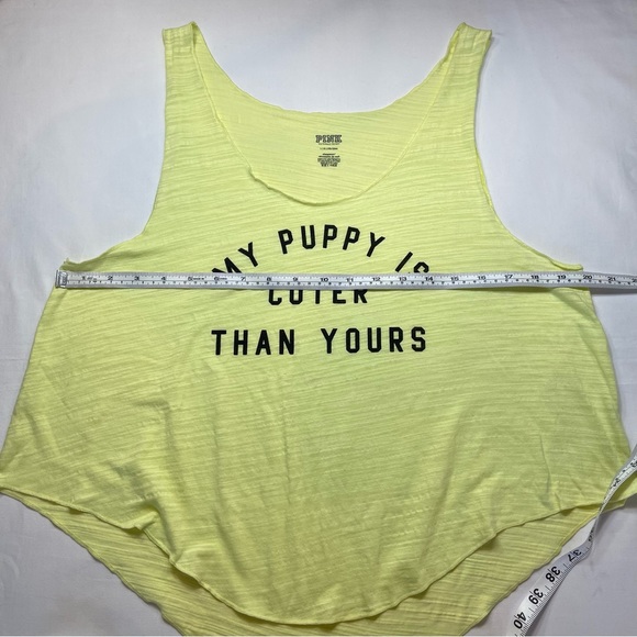 ✨HOST PICK✨PINK Victoria’s Secret My Puppy Is Cuter Than Yours Sleep Tank Top - Picture 6 of 6